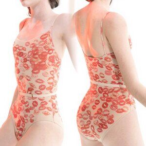 Just A Corpse JAC Lipstick Leotard Size M